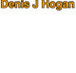 Hogan Denis J - Noosa Builders